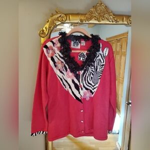 NWT STORYBOOK KNITS ZEBRA SWEATER